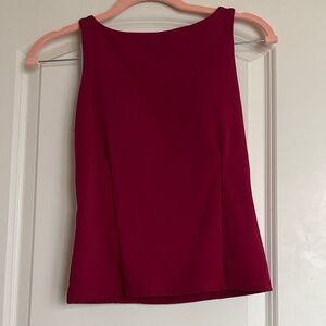 Blogilates cranberry workout tank top